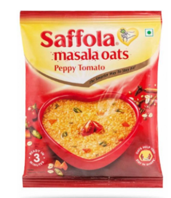 SAFFOLA  OATS PEPPY TOMATO  - 38 GM